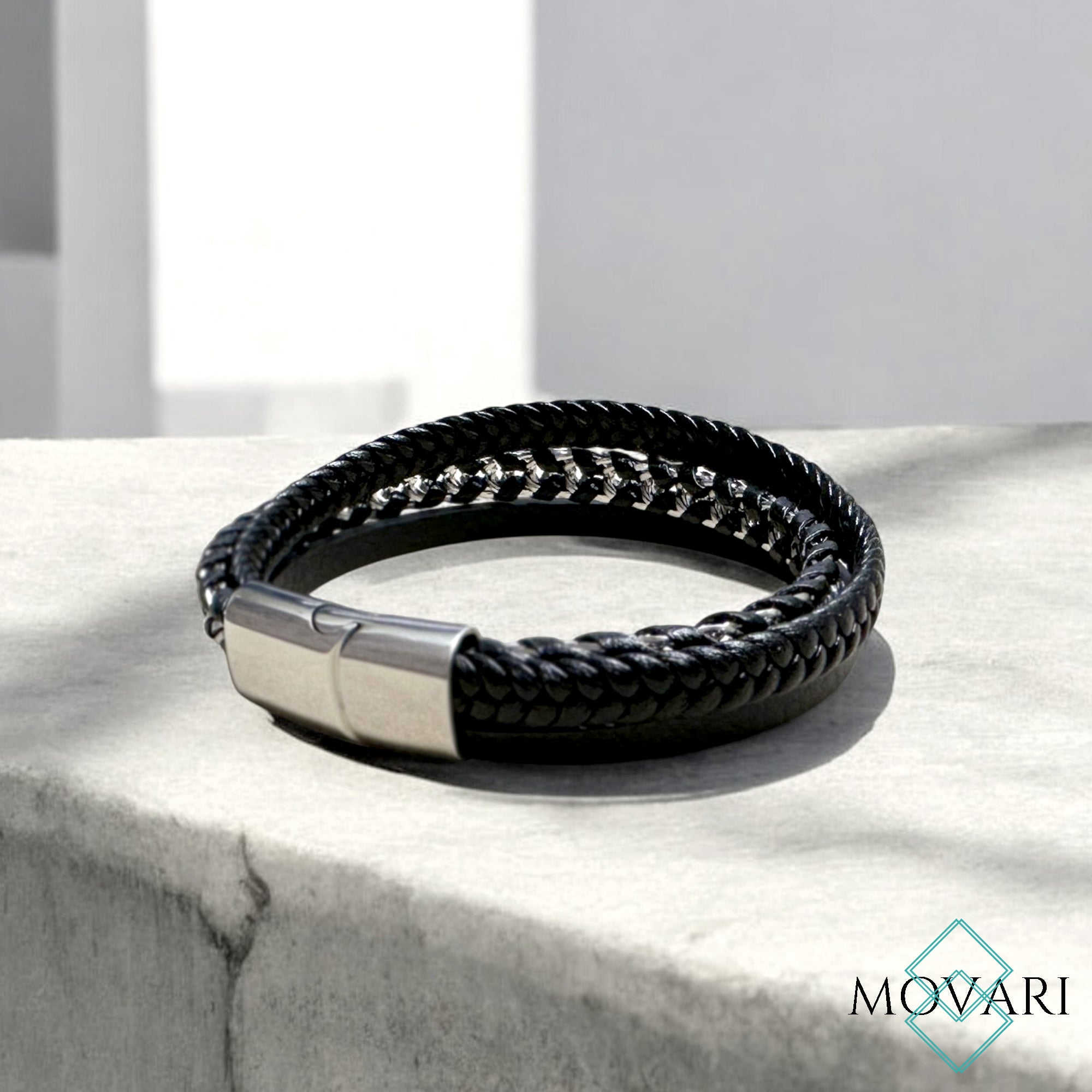 Genuine leather bracelets handcrafted gifts for men