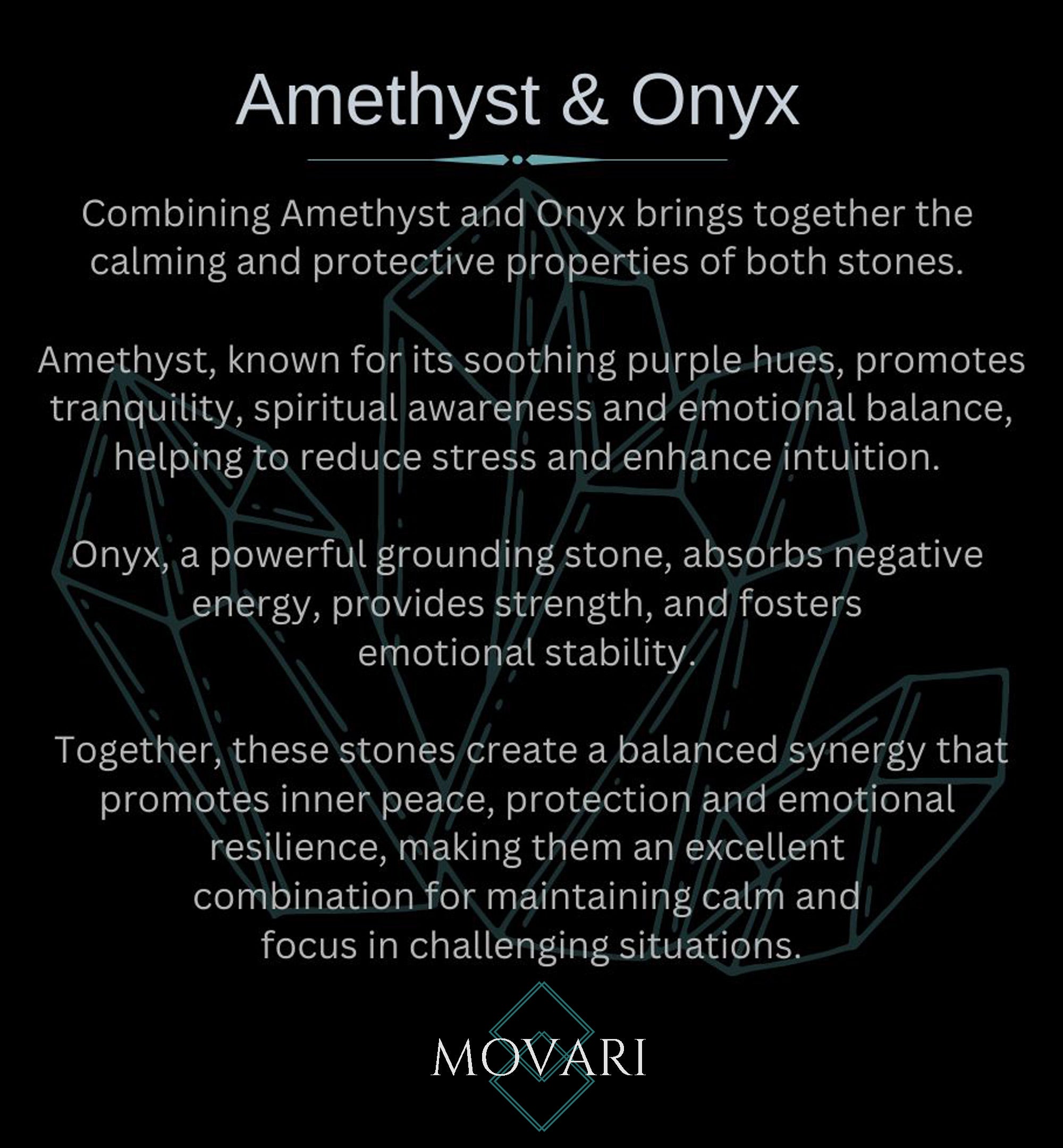 amethyst and onyx stone meaning