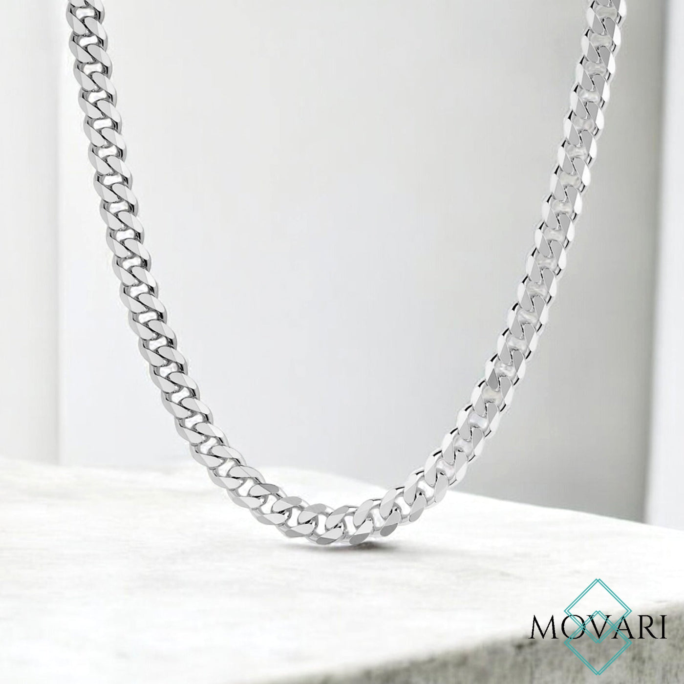 mens cuban chain necklace solid sterling silver from italy top necklace for men