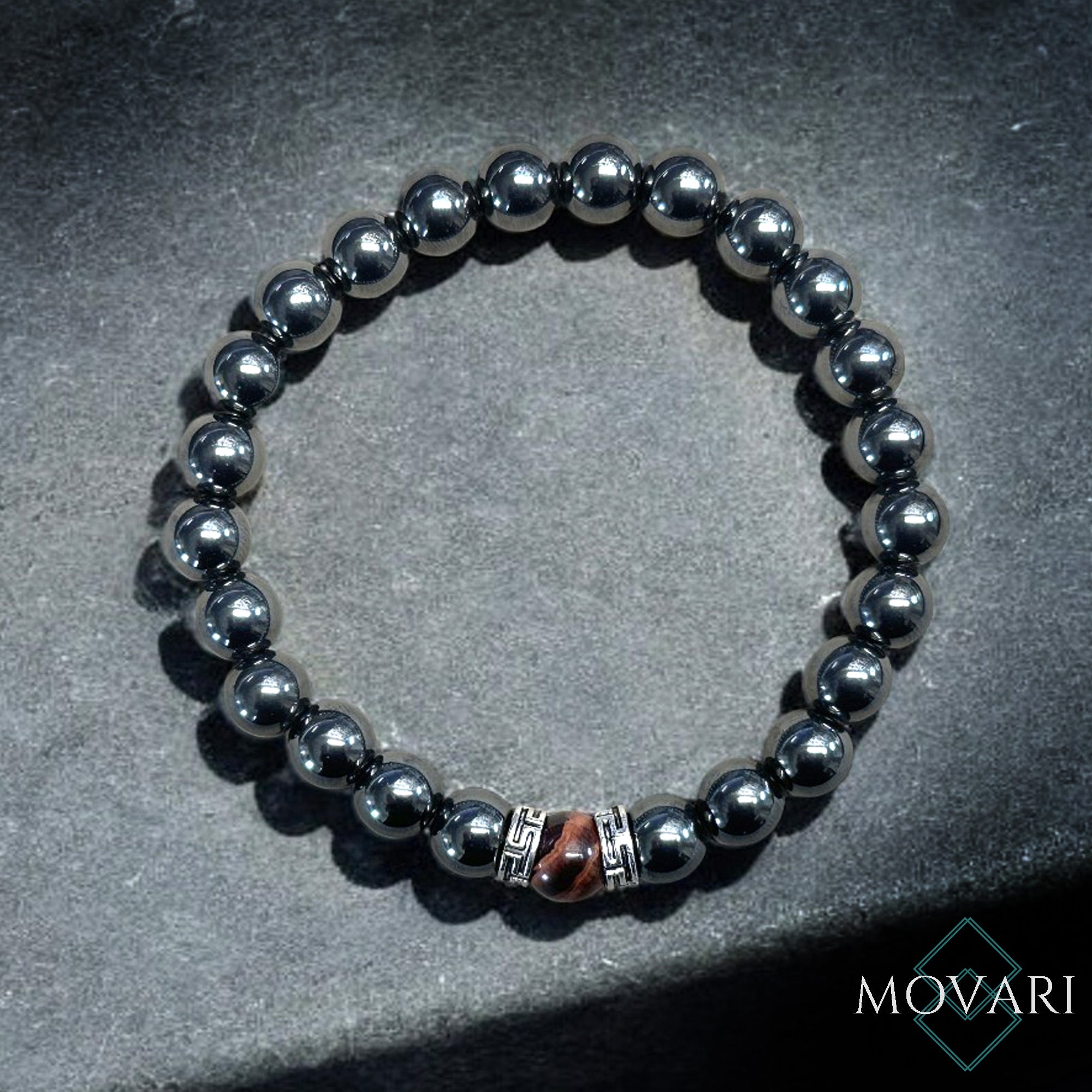 hematite stretch bracelet