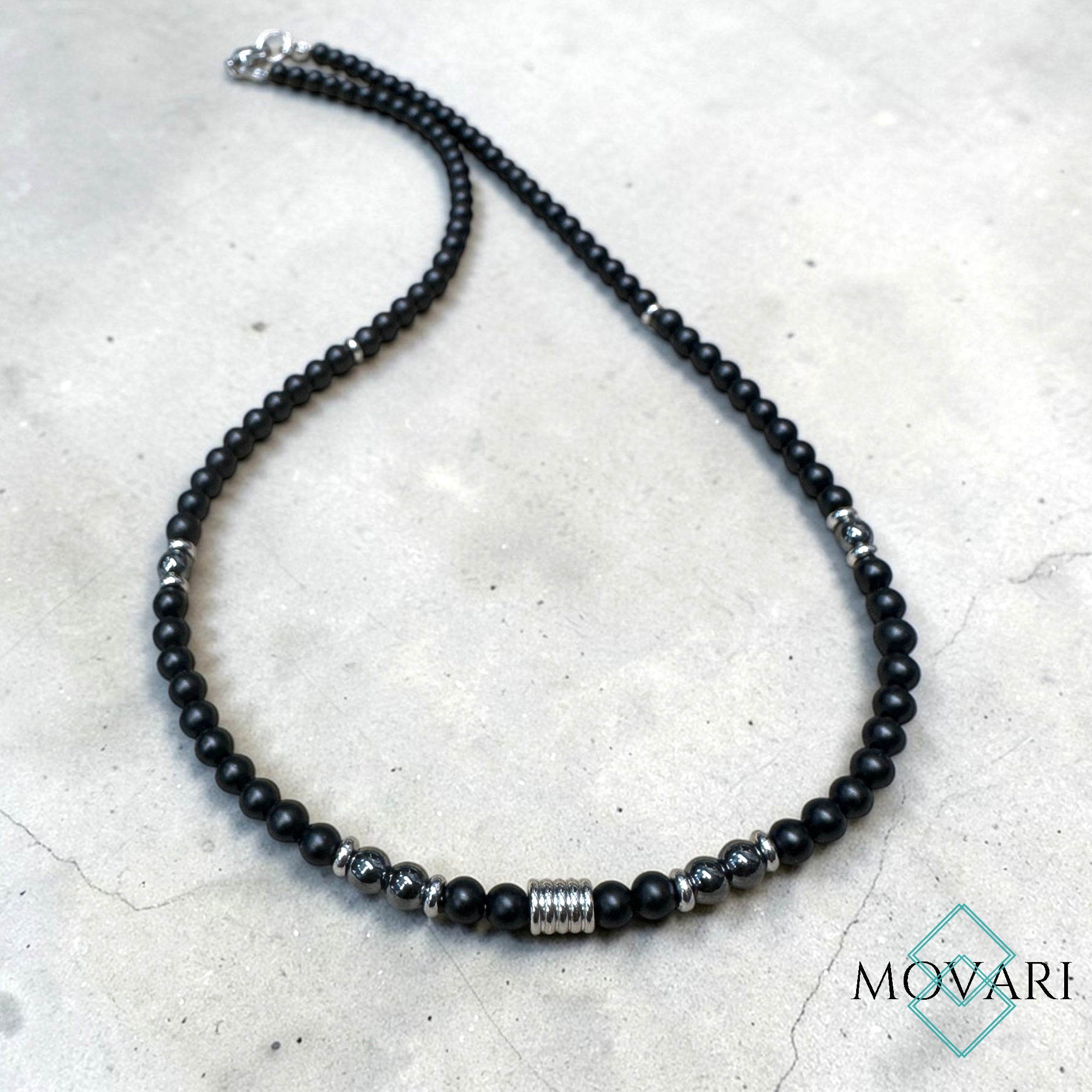 mens 4mm necklace handmade in Nevada