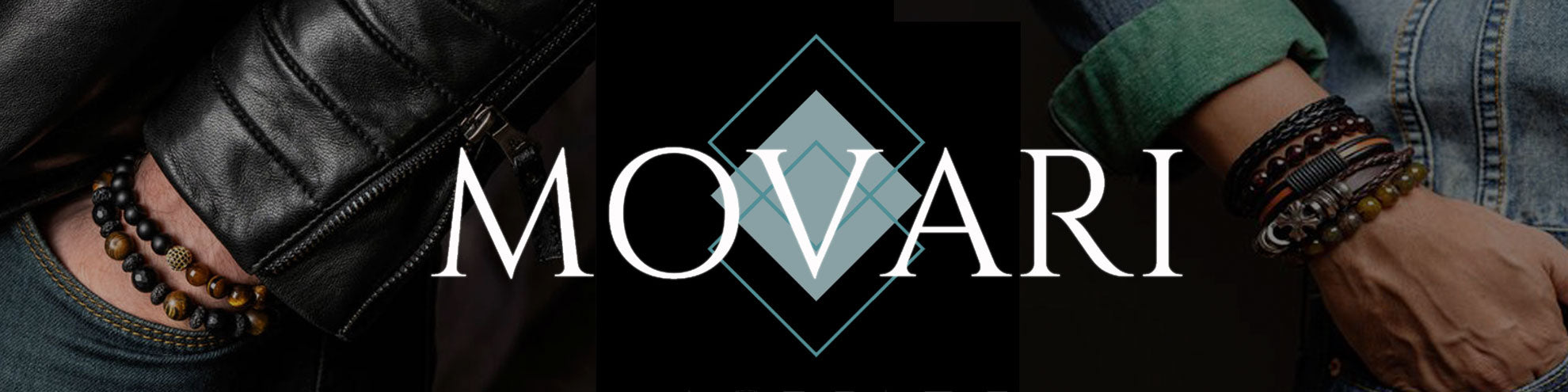 Movari Mens Jewelry bracelets necklaces rings